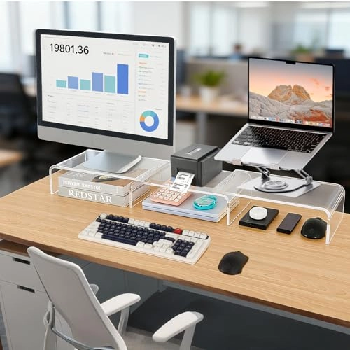 Dual Monitor Stand Riser