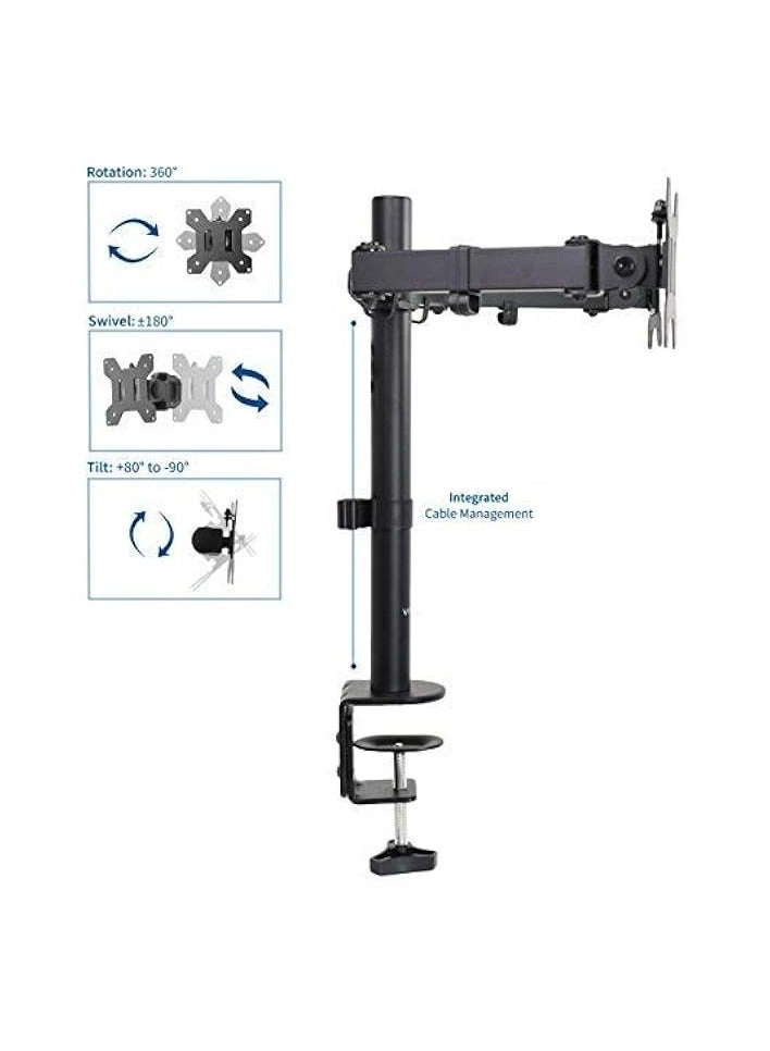 Dual LCD Monitor Desk Mount Stand - 2 27in