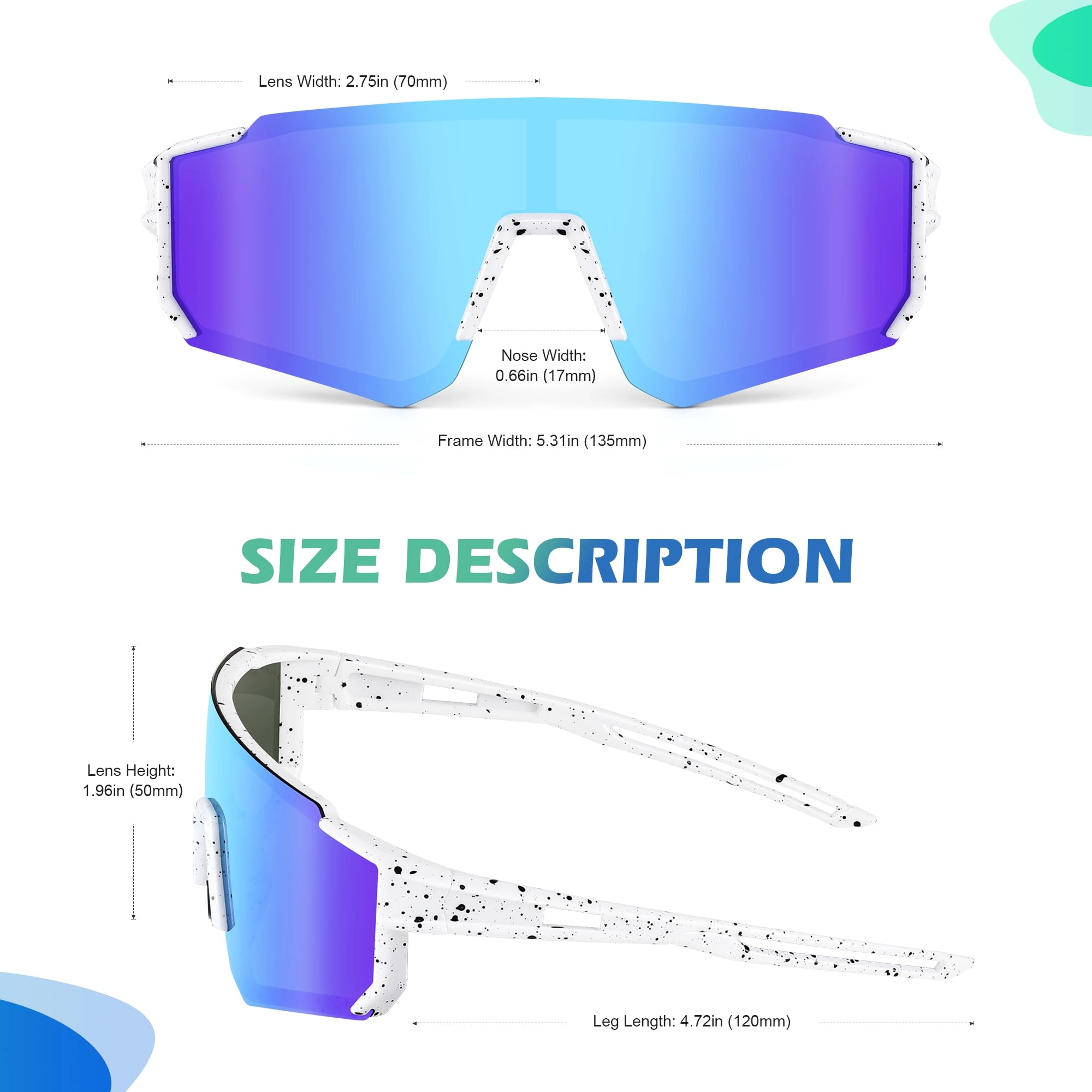 Kids Baseball Sunglasses - Multicolor Gift Set