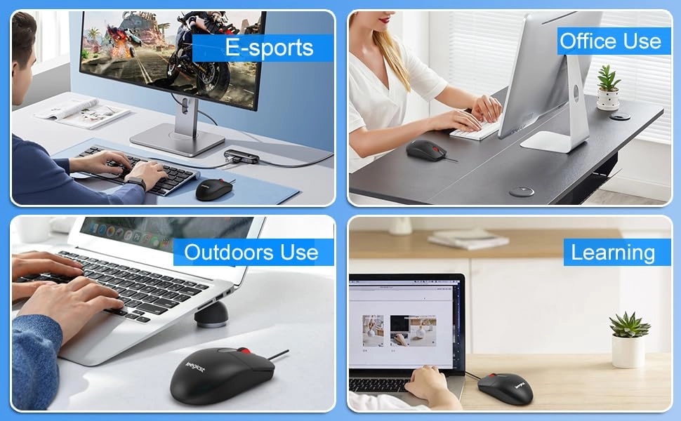 Ergonomic Optical Mouse M102 - USB