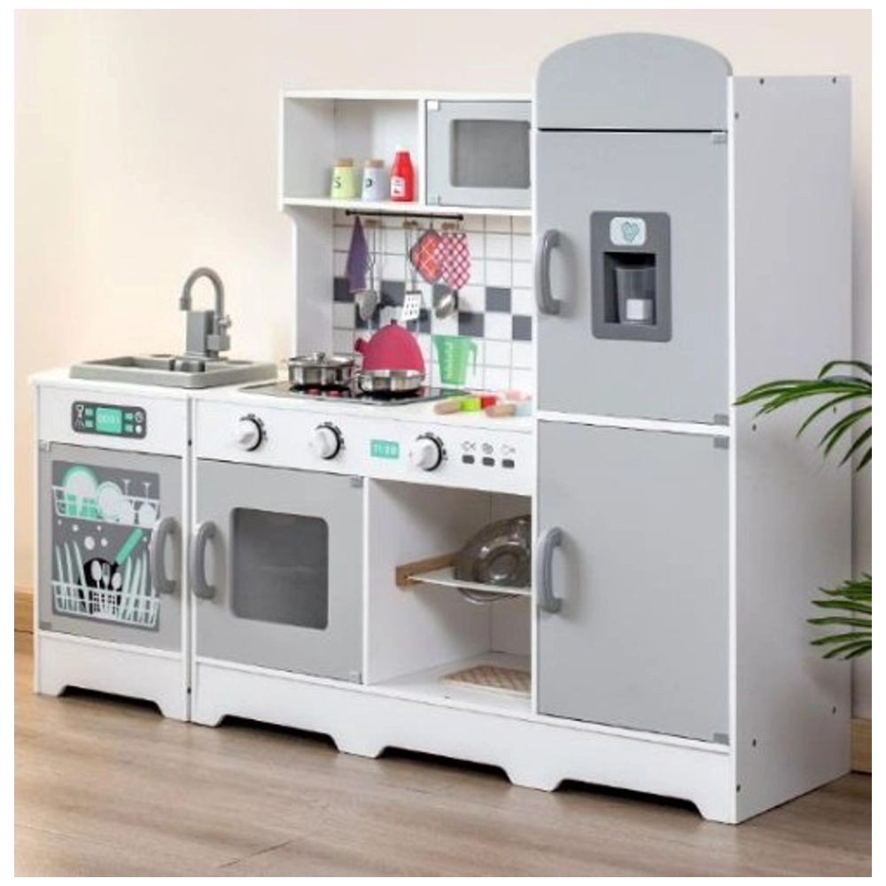 Kids Wooden Kitchen Playset (5551007-W10C610)