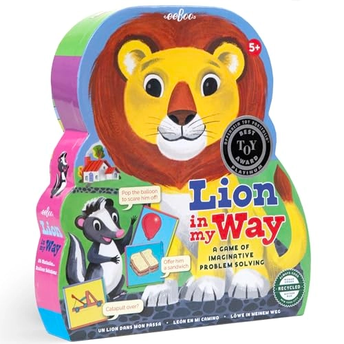 Lion in My Way Game - 5 years and up 25 Path Cards, 100 Tool Cards