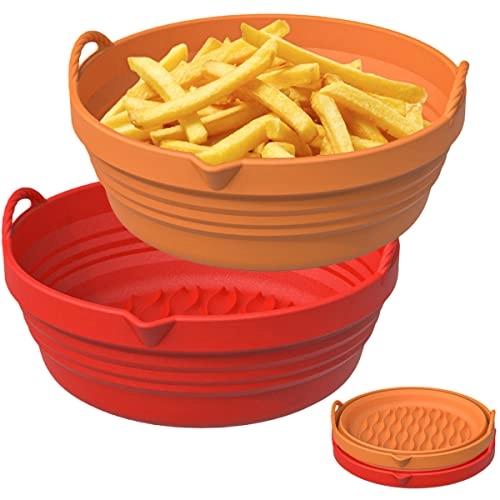Air Fryer Silicone Pot - silicone 2 Pcs