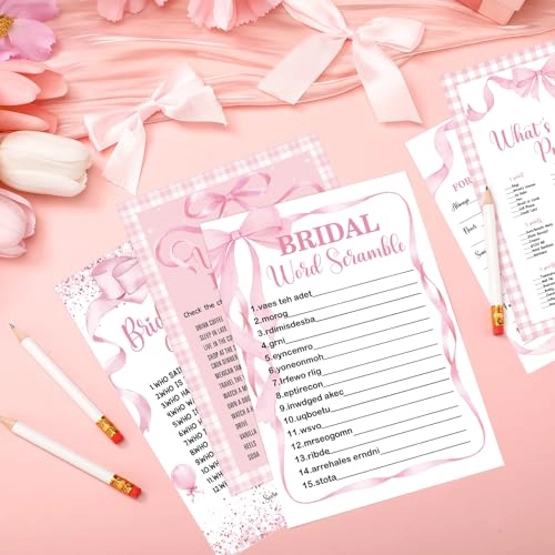 Bridal Shower Game - Over 15 years old 145 pieces