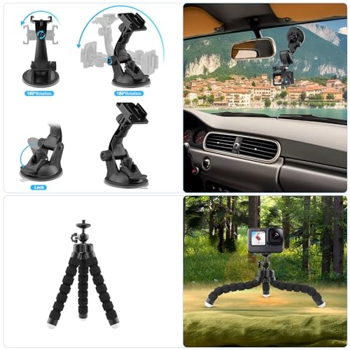 Action Camera Accessory Kit - GoPro Hero AKASO EK7000