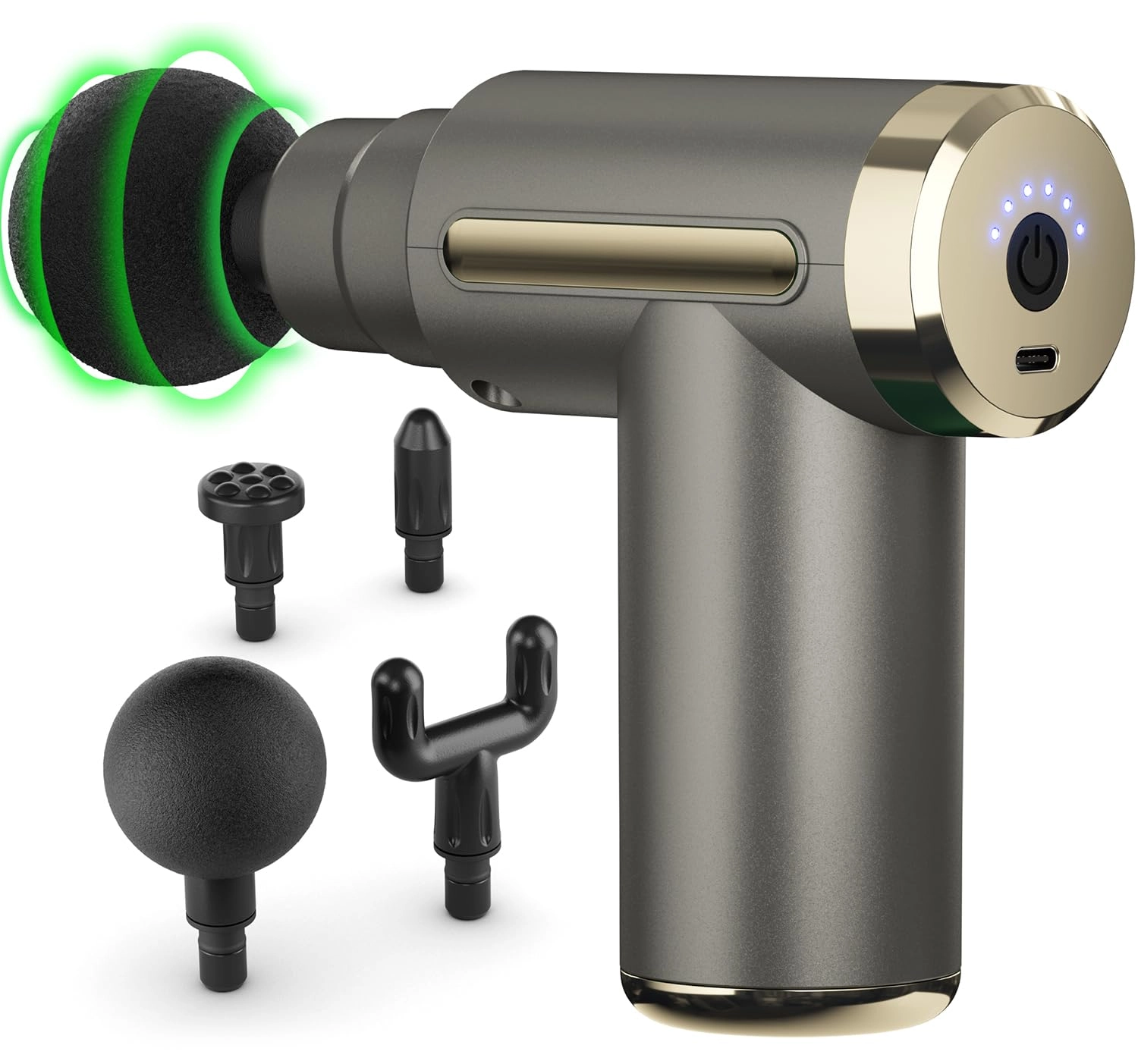 M697 - Massage Gun 4 Heads 6 Speeds