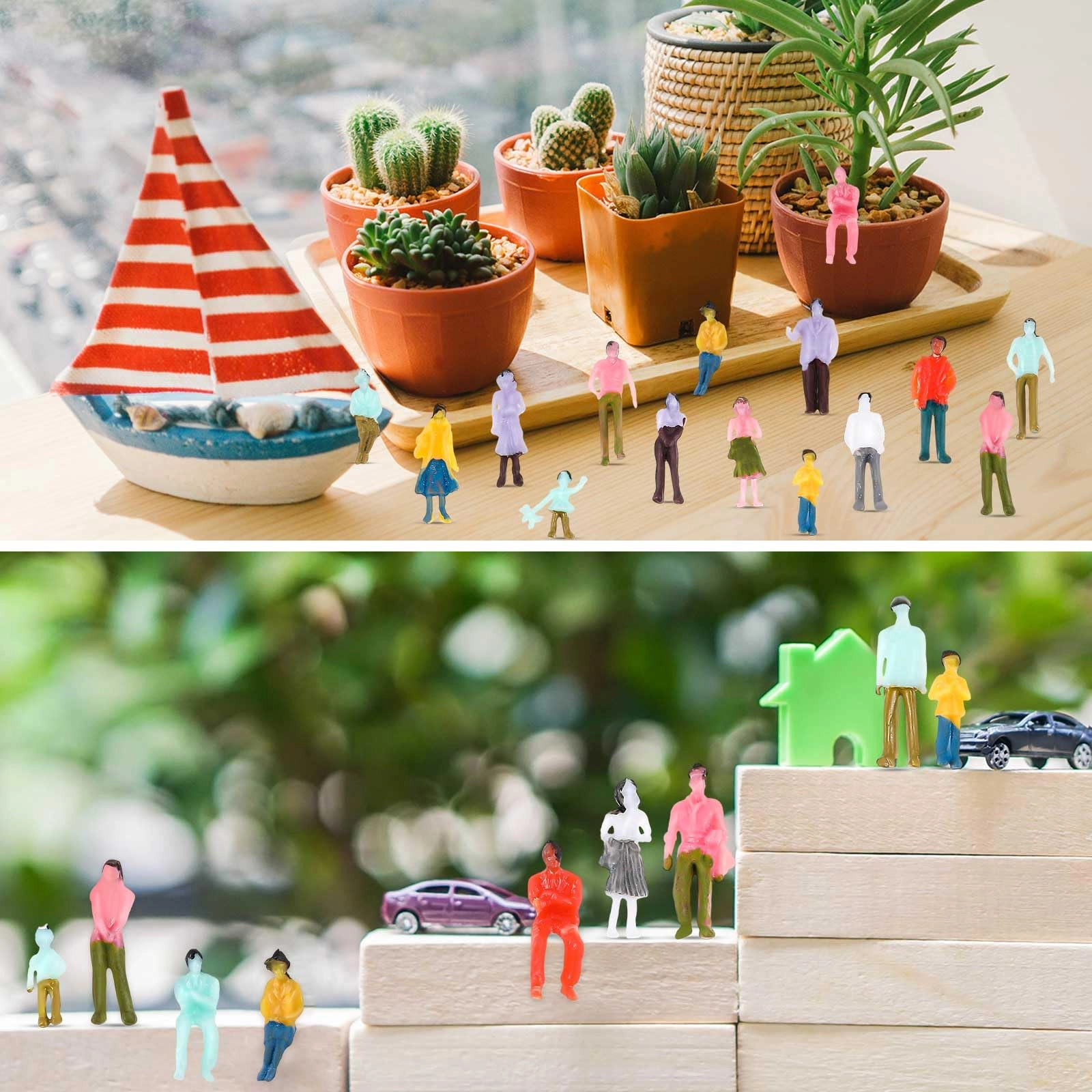Mini People Figurines - 200 1:150 Scale