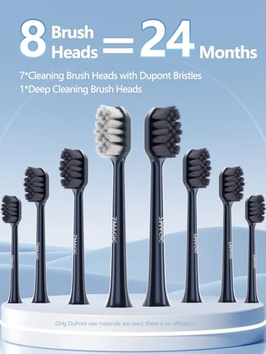 Sonic Electric Toothbrush - 3 Intensity Levels 5 Modes 40000 VPM