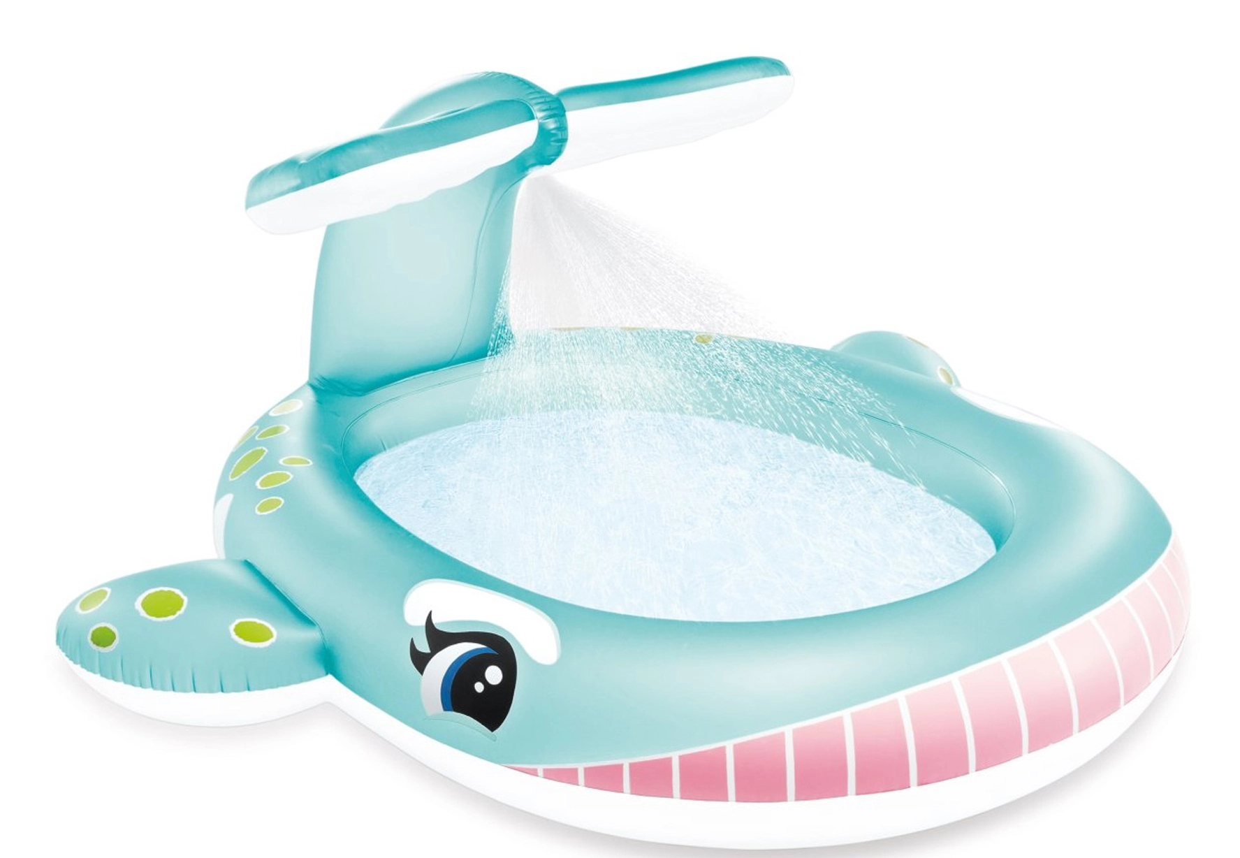 Inflatable Rectangular Baby Pool - 166x100cm Blue