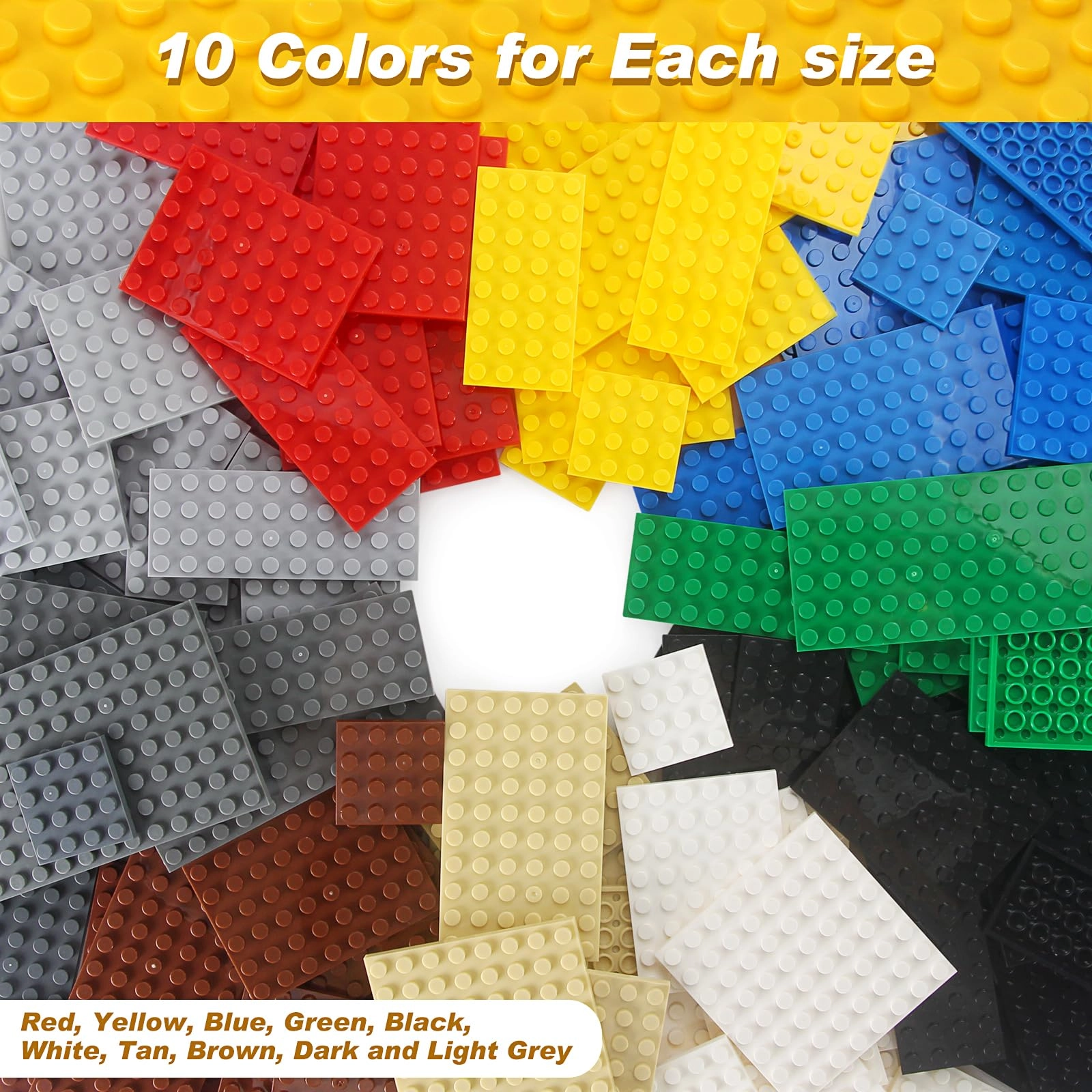 Base Plates - ABS Plastic Architecture 110pcs