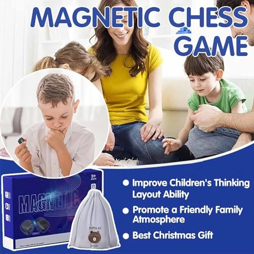 Magnetic Chess Game - Portable Chess Board 20 Pieces