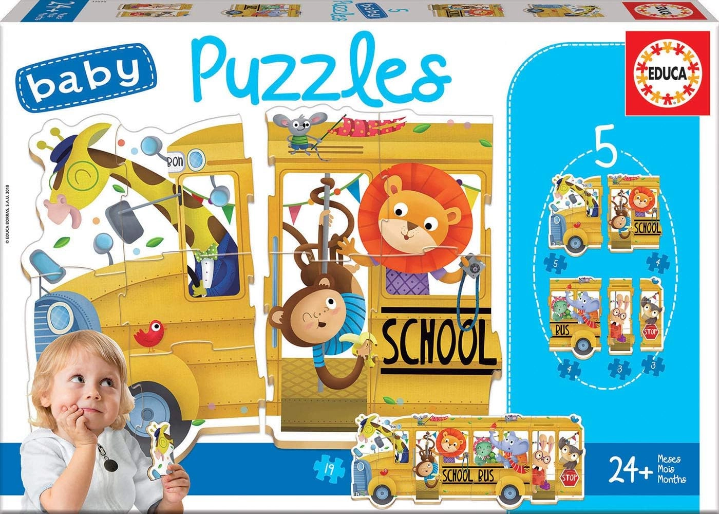 COLOR LAND CHILDRENS TOYS CENTER LLC School Bus Puzzle - 248 pcs