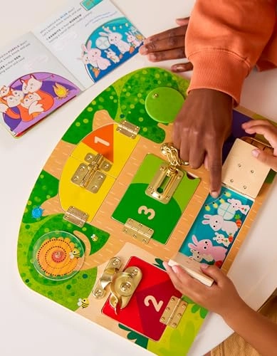 Lock & Latch Board - 3 years and up 2 pieces