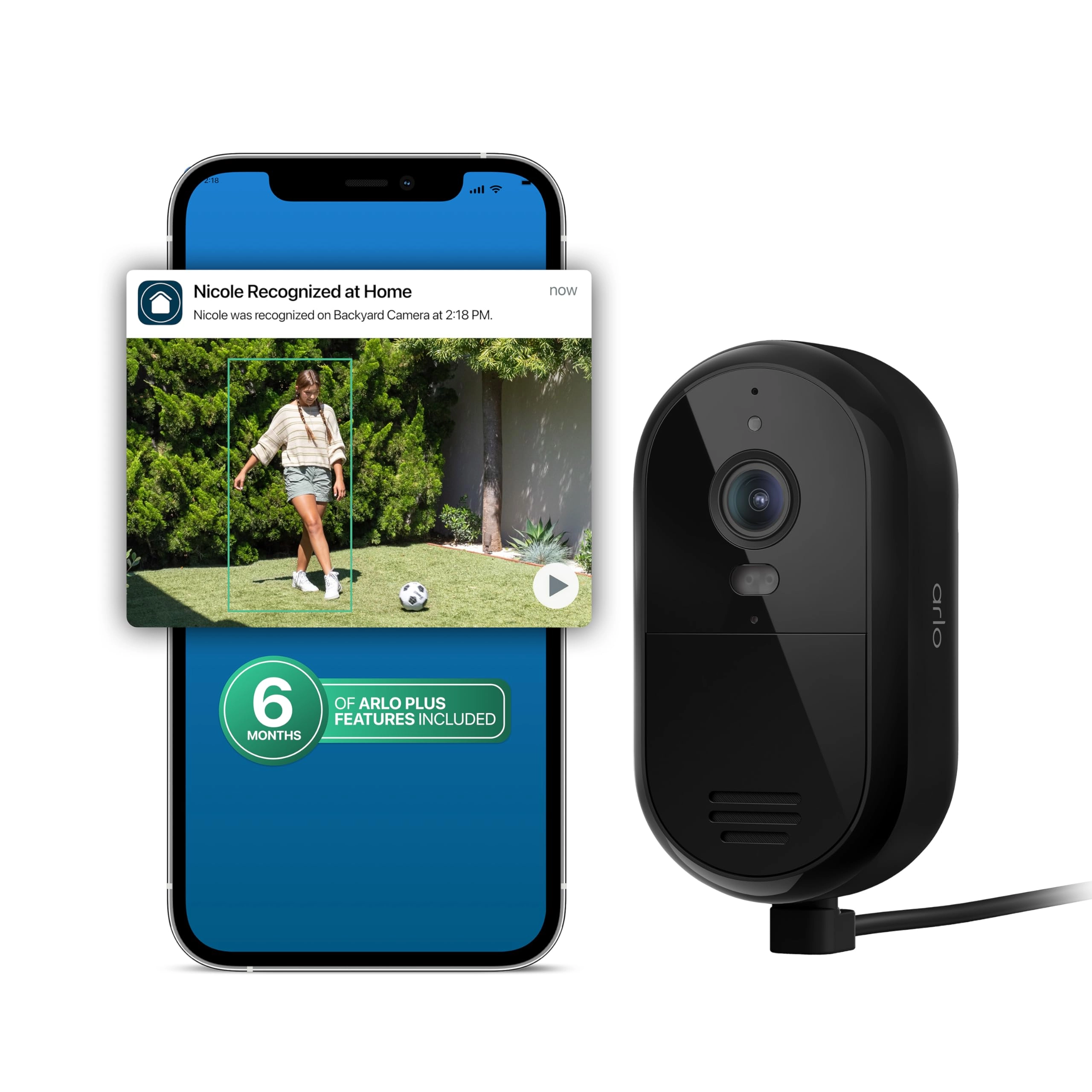 Essential Plug-in Security Camera 2K