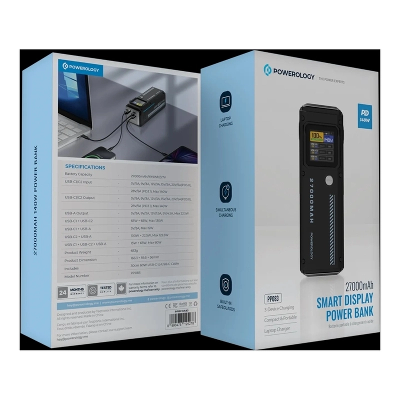 PPBCHA83 - 27000mAh 80W 1 2