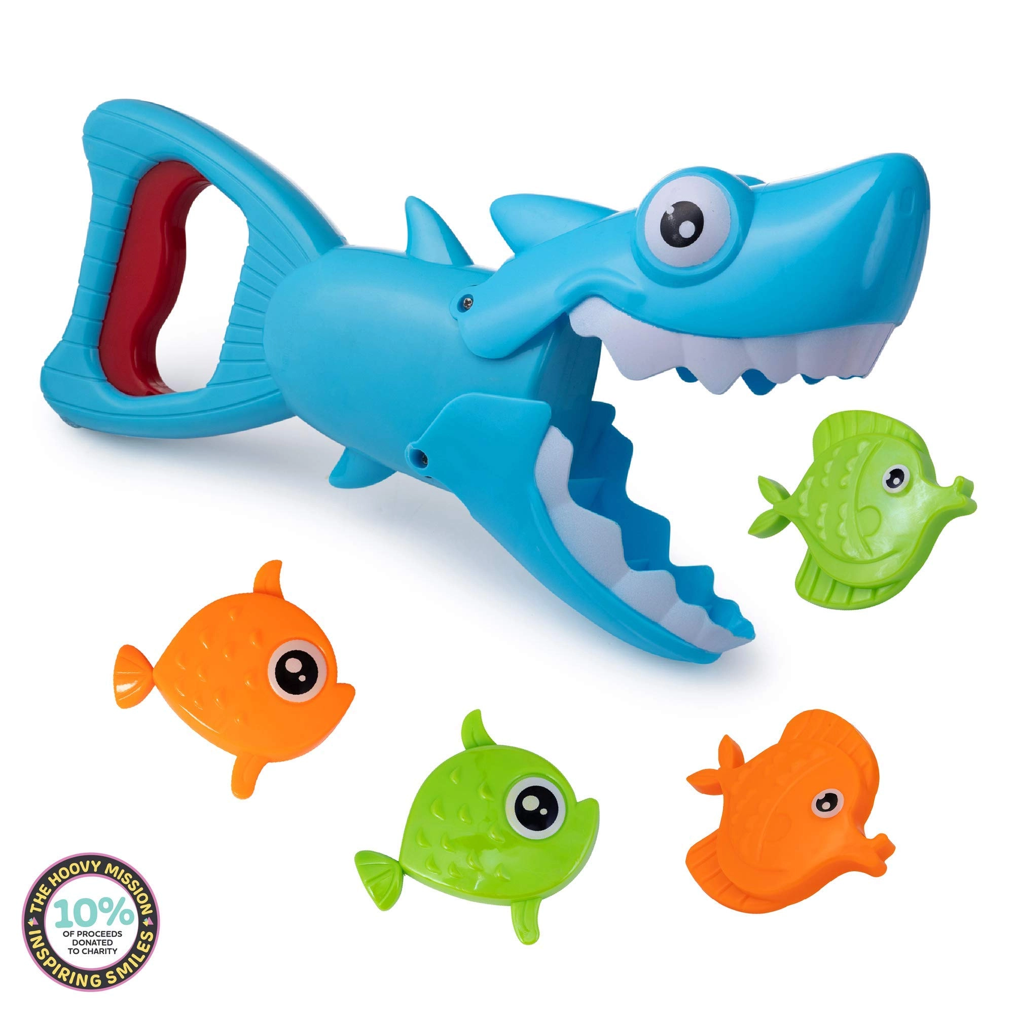 Hoovy Shark Grabber - 4 Toy Fish Bath Toy