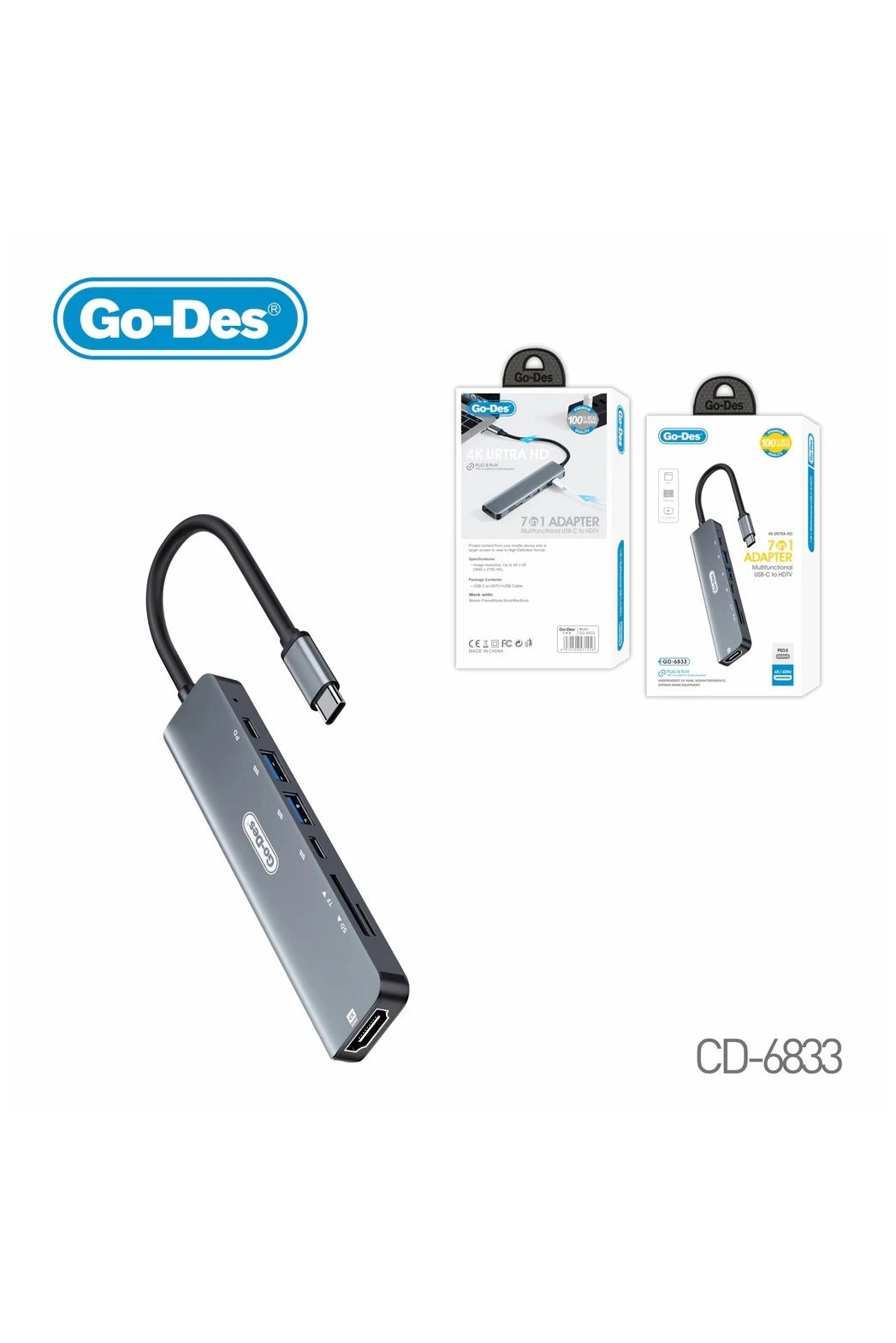 GO-DES 7 in 1 USB