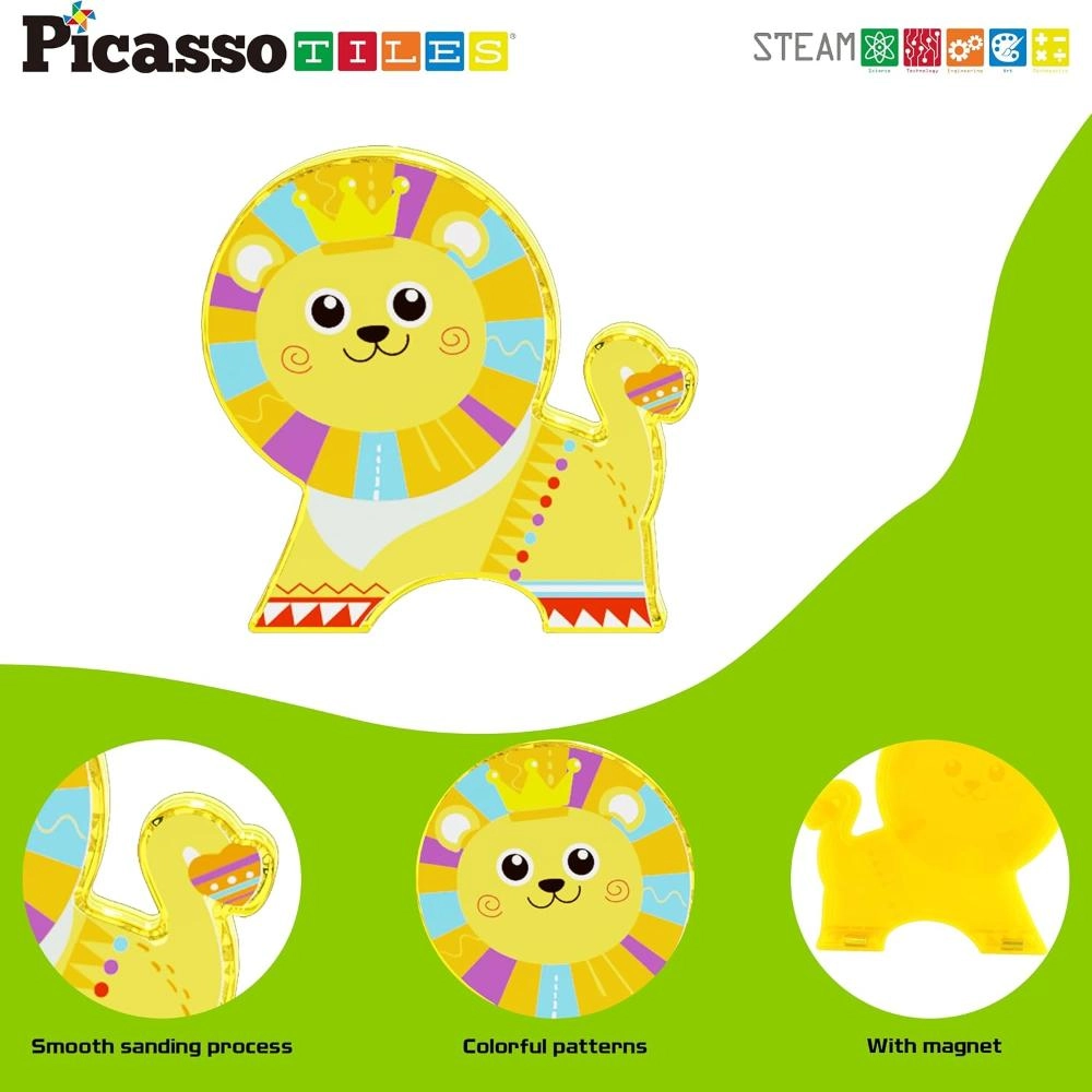 Magnet Building Blocks - Safari Animal 8pcs