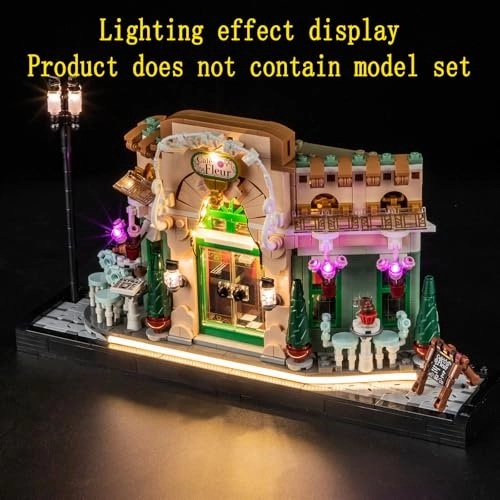 LED Light Kit for LEGO Icons French Café 10362