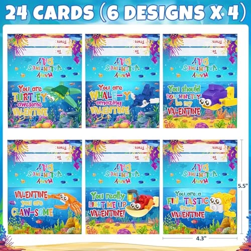 Marine Animal Building Blocks - 24pcs