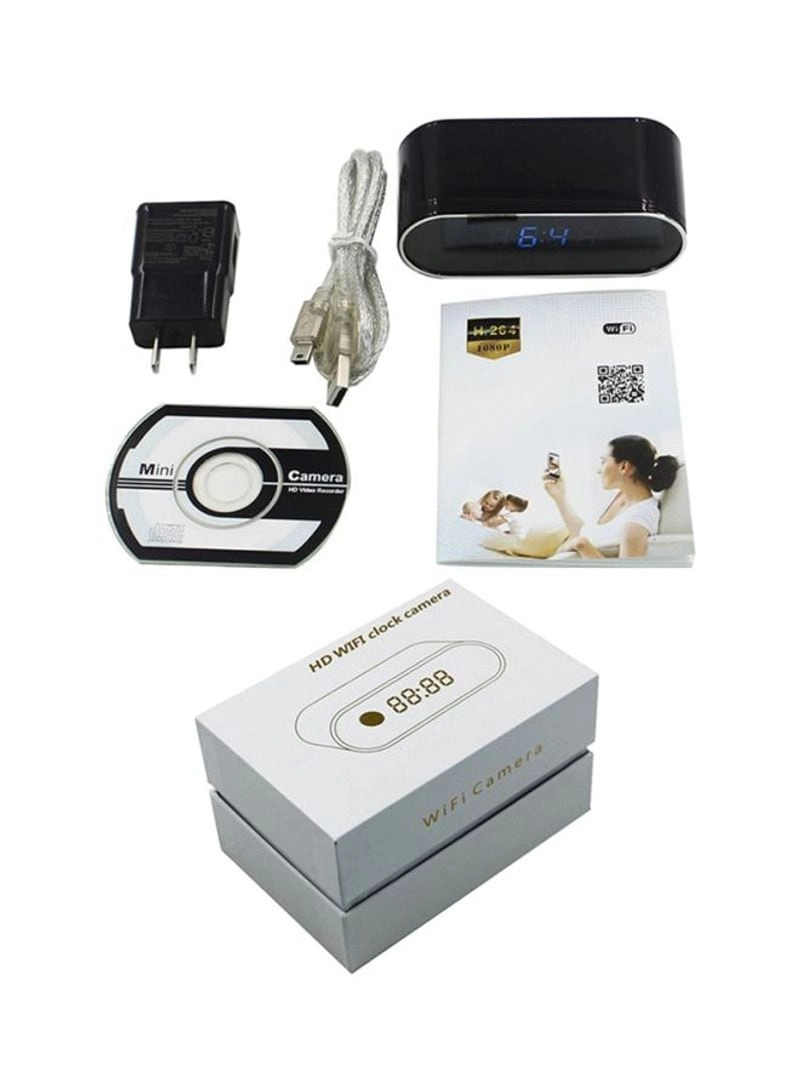 Table Clock Surveillance Security Camera 1080P