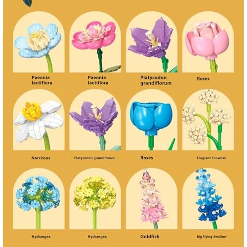 Flower Bouquet Building Kit - 880 piece(s)