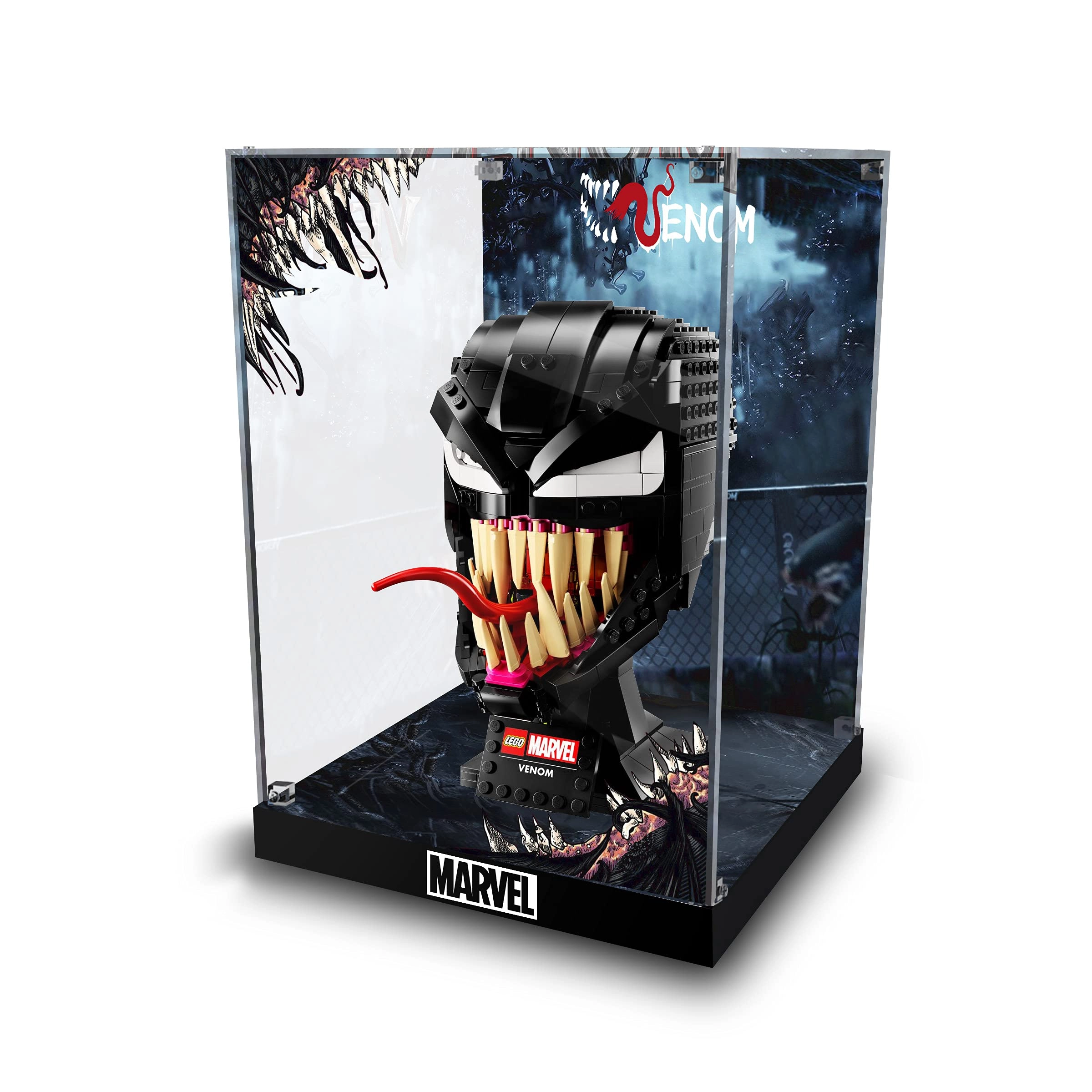 zuotoushi Acrylic Display Case Box for LEGO Venom 76187