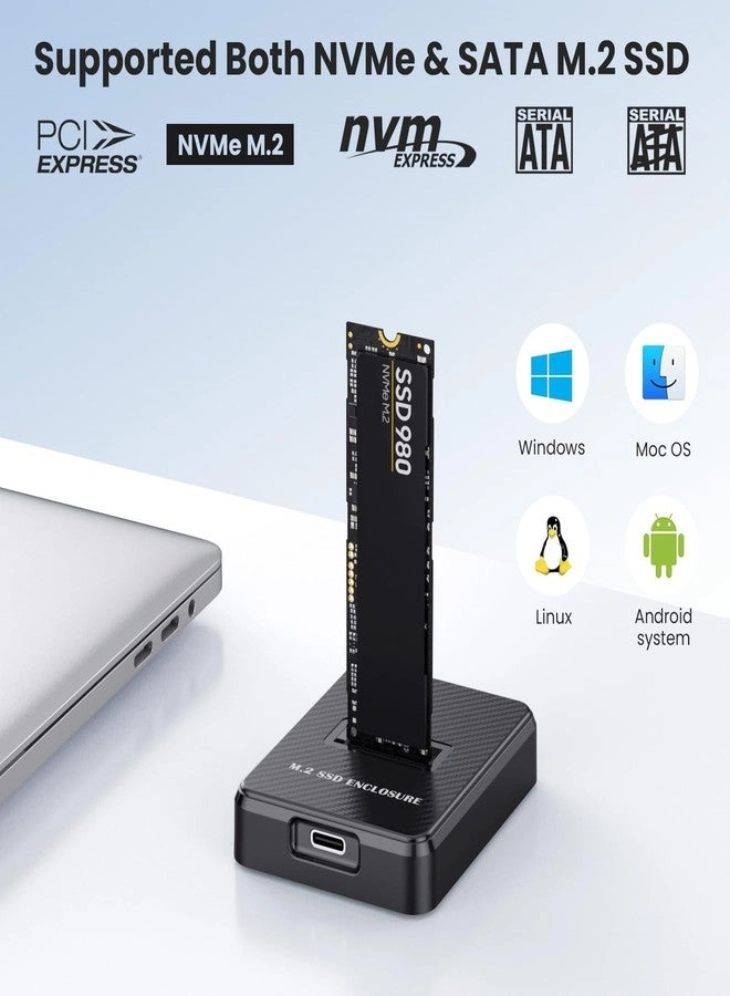 Nvme & Sata M.2 Reader/Writer - USB-A/C M Key B+M Key