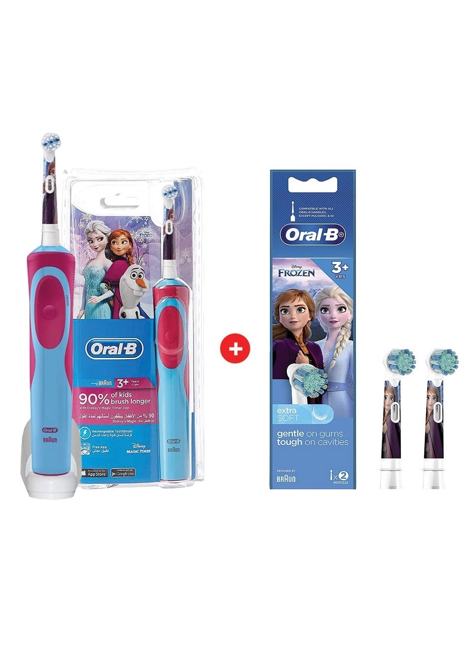 D12 - Rechargeable Star Wars + EB 10-2K - Kids Brush Head