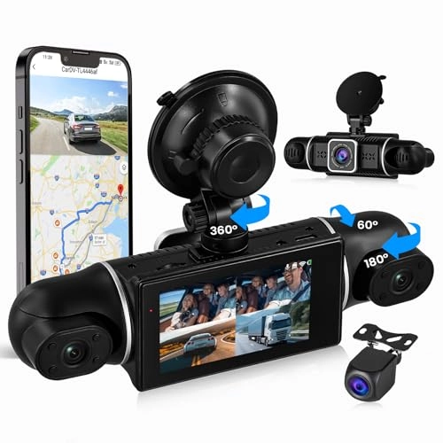 360°4 Channel 2K Dash Cam - 1440p