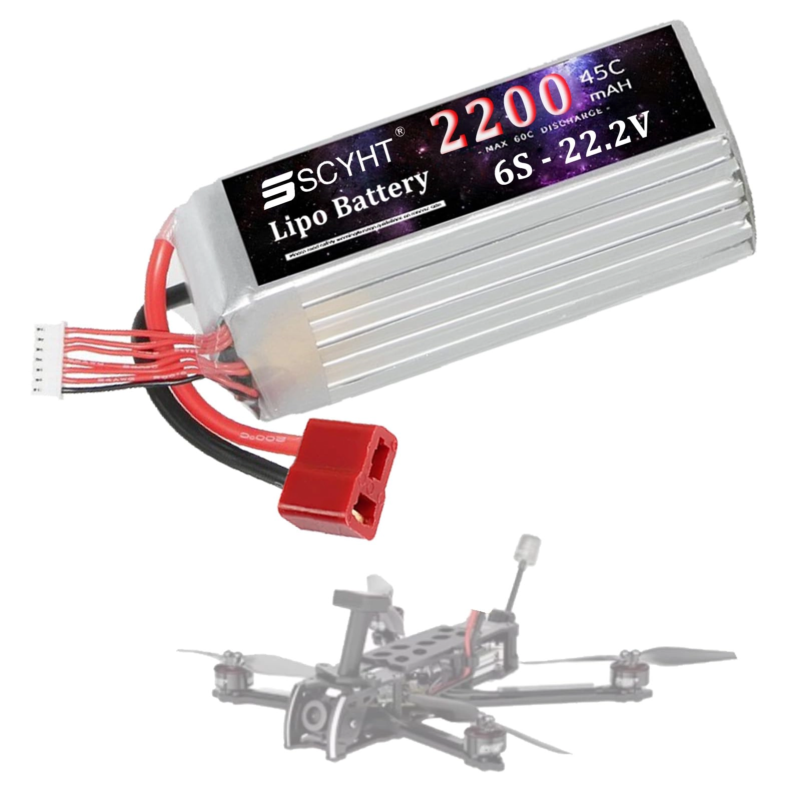 6S Drone battery - 2200mAh 2600mAh 2700mAh 3000mAh