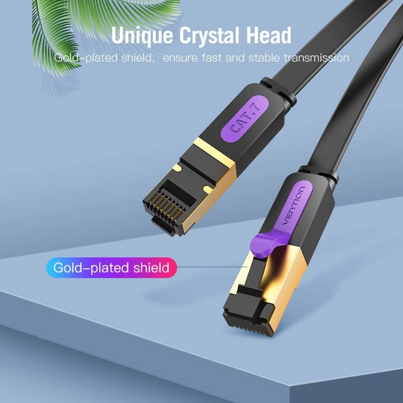 Flat Cat.7 Patch Lan Cable - 2m