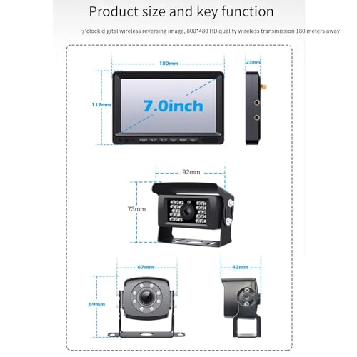 Reversing Camera - Night vision Wireless 720P