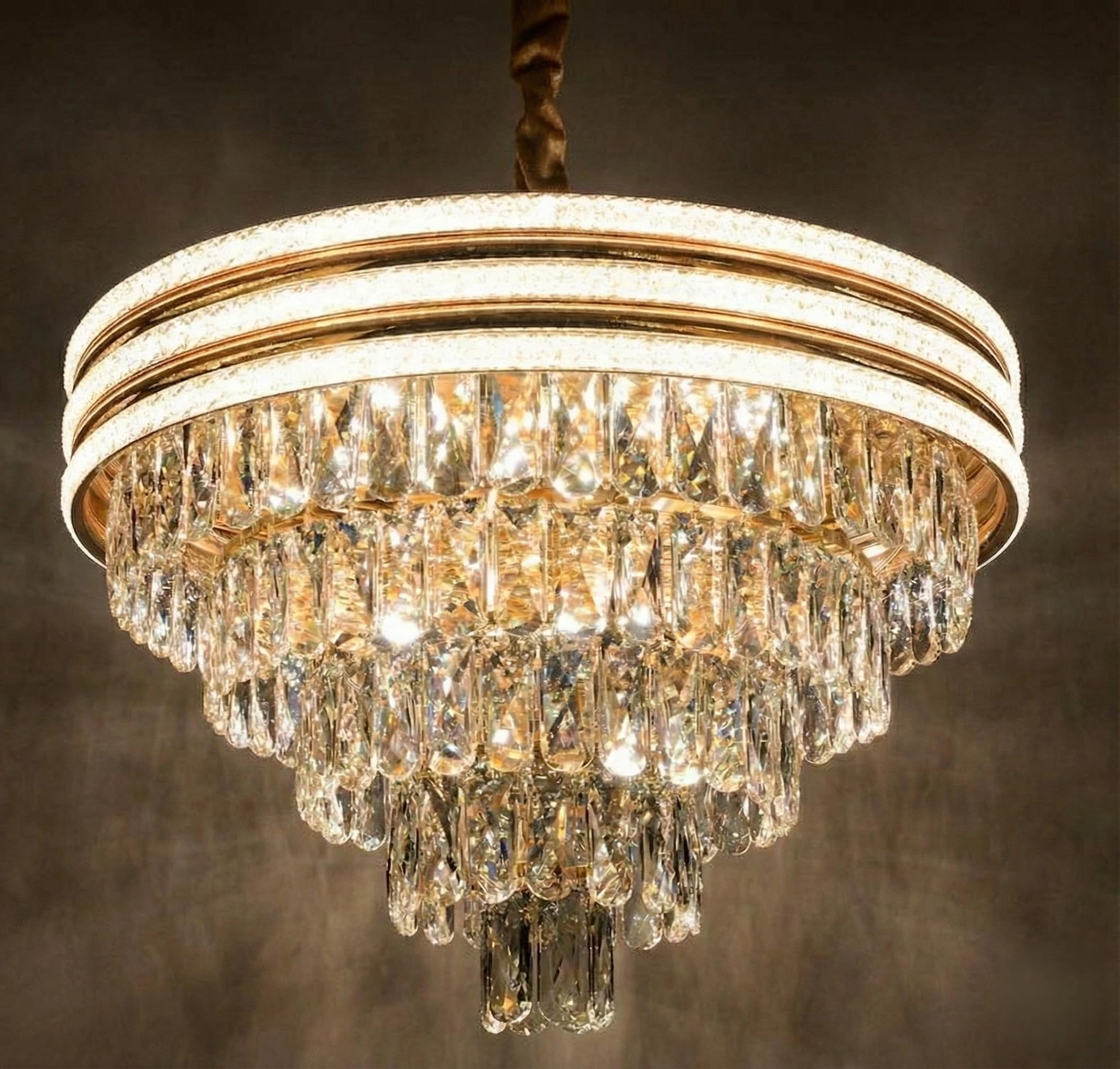 Crystal Chandelier - White Warm White Natural White