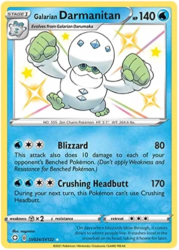 Pokémon Pokemon Galarian Darmanitan SV024/SV122 - English + Toploader