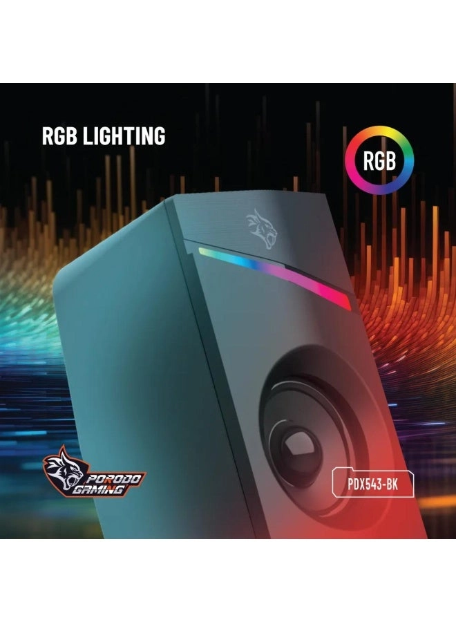 Gaming Stereo Speakers - 6W