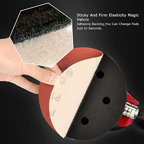 Random Orbital Sander - Pneumatic Palm 5" 6"
