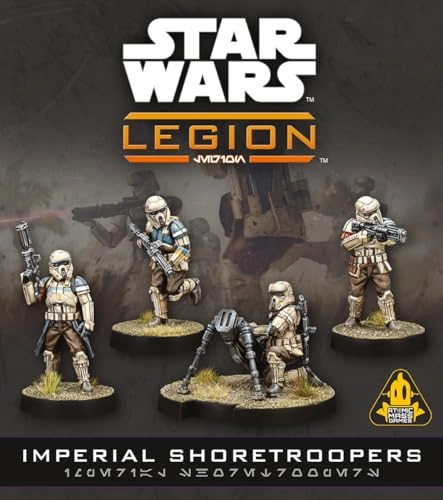Star Wars: Legion Imperial Shoretroopers - Corps & DF-90 Mortar Detachment - Tabletop Miniatures