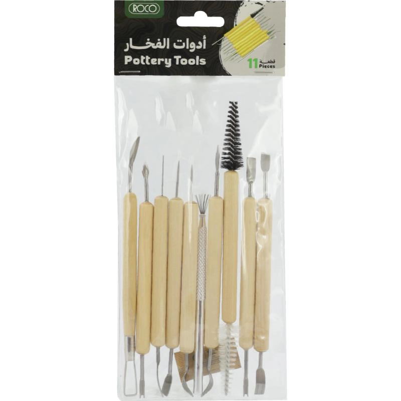 Roco Clean-Up Tool Kit - Steel/Wood 11 Pieces