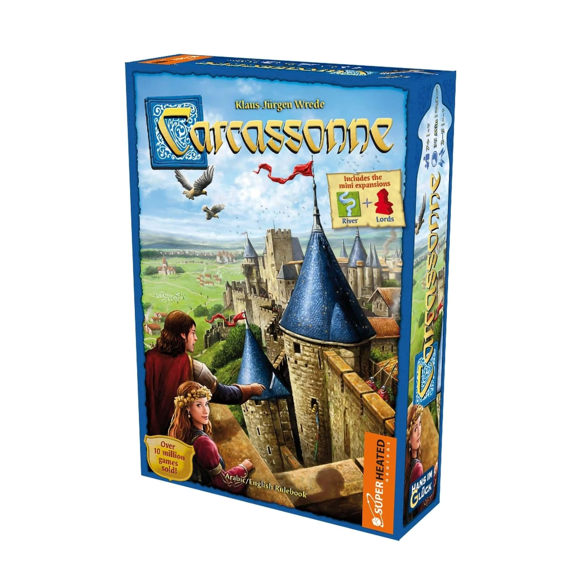 Carcassonne: Official Version - River and Lord Mini-Expansions (English, Arabic)