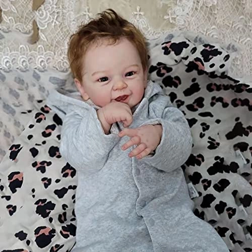 Reborn Baby Doll - 55cm Soft Silicone Limbs Cloth Body