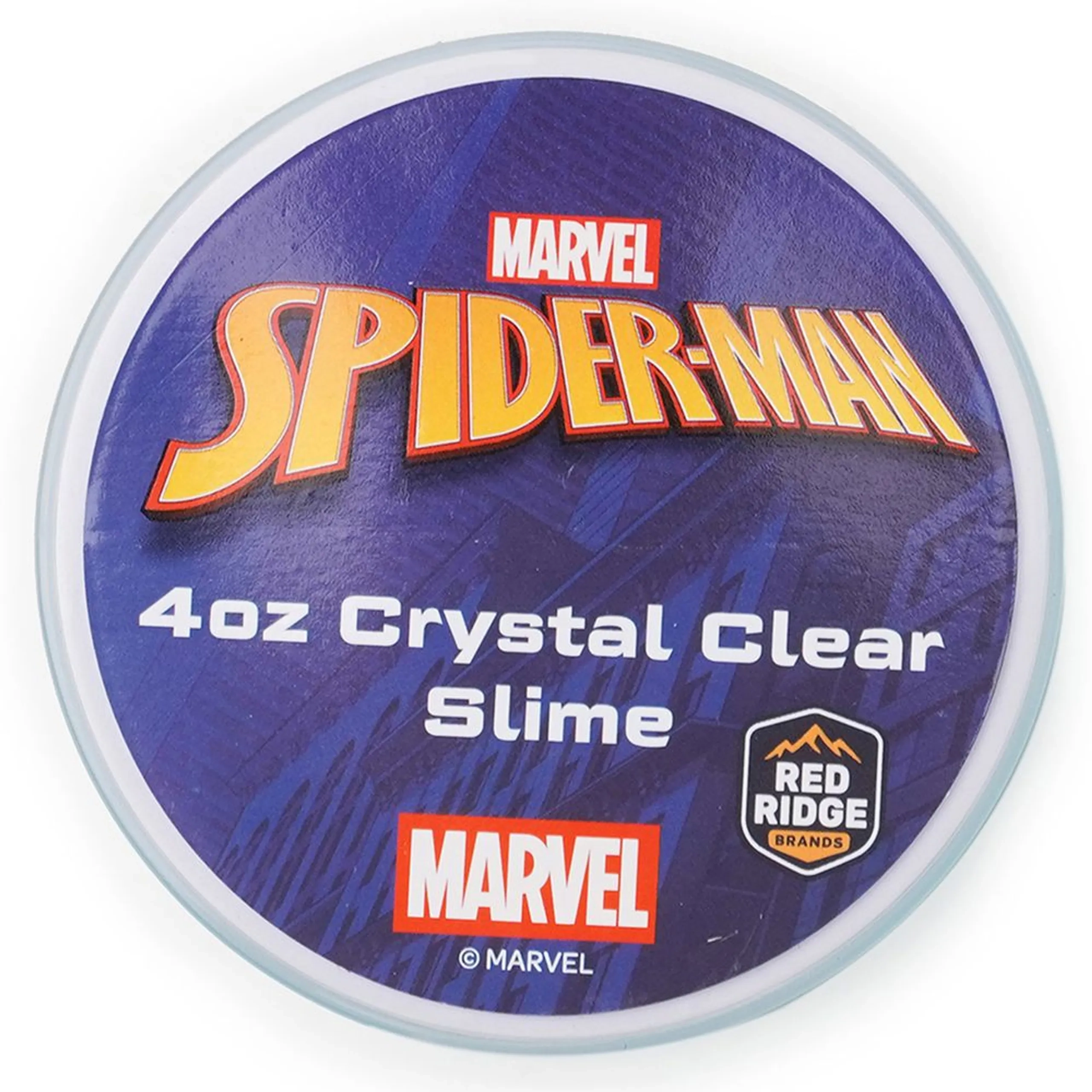 SLIME SQUAD Marvel Spider Man Crystal Clear Slime - 3 years+