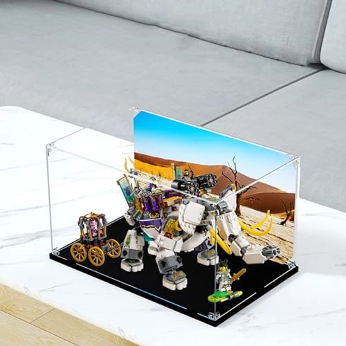 Acrylic Display Case - 1 piece(s) Lego Six-toothed White Elephant 80043