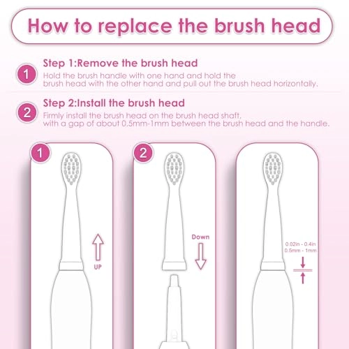 Electric Toothbrush Heads - Kids U-shaped 4 Pieces