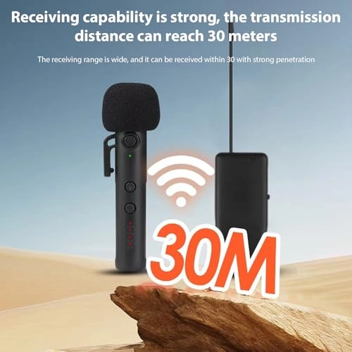 Portable Wireless Laval Microphone - 2 2.4g