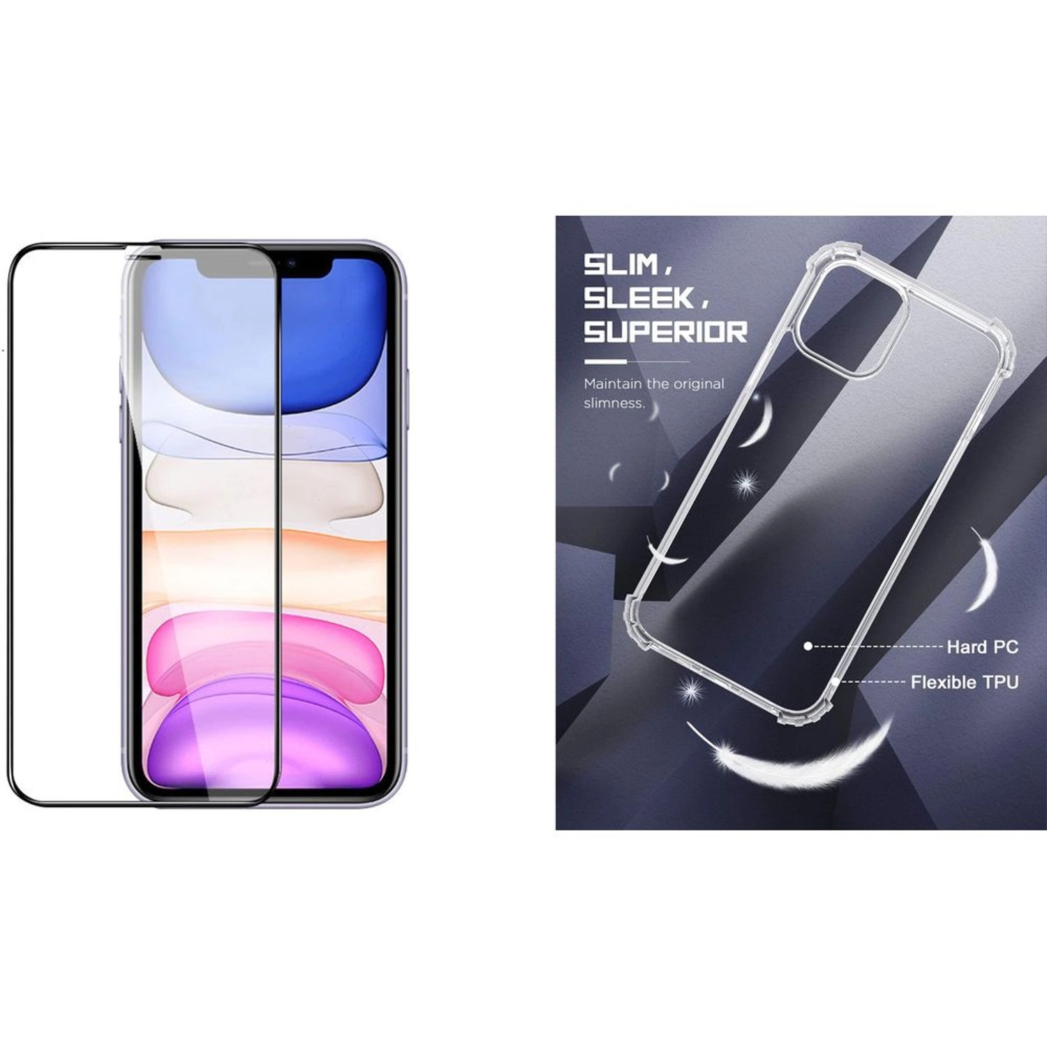 PanzerGlass Clear Glass Screen Protector for iPhone 12 Pro Max