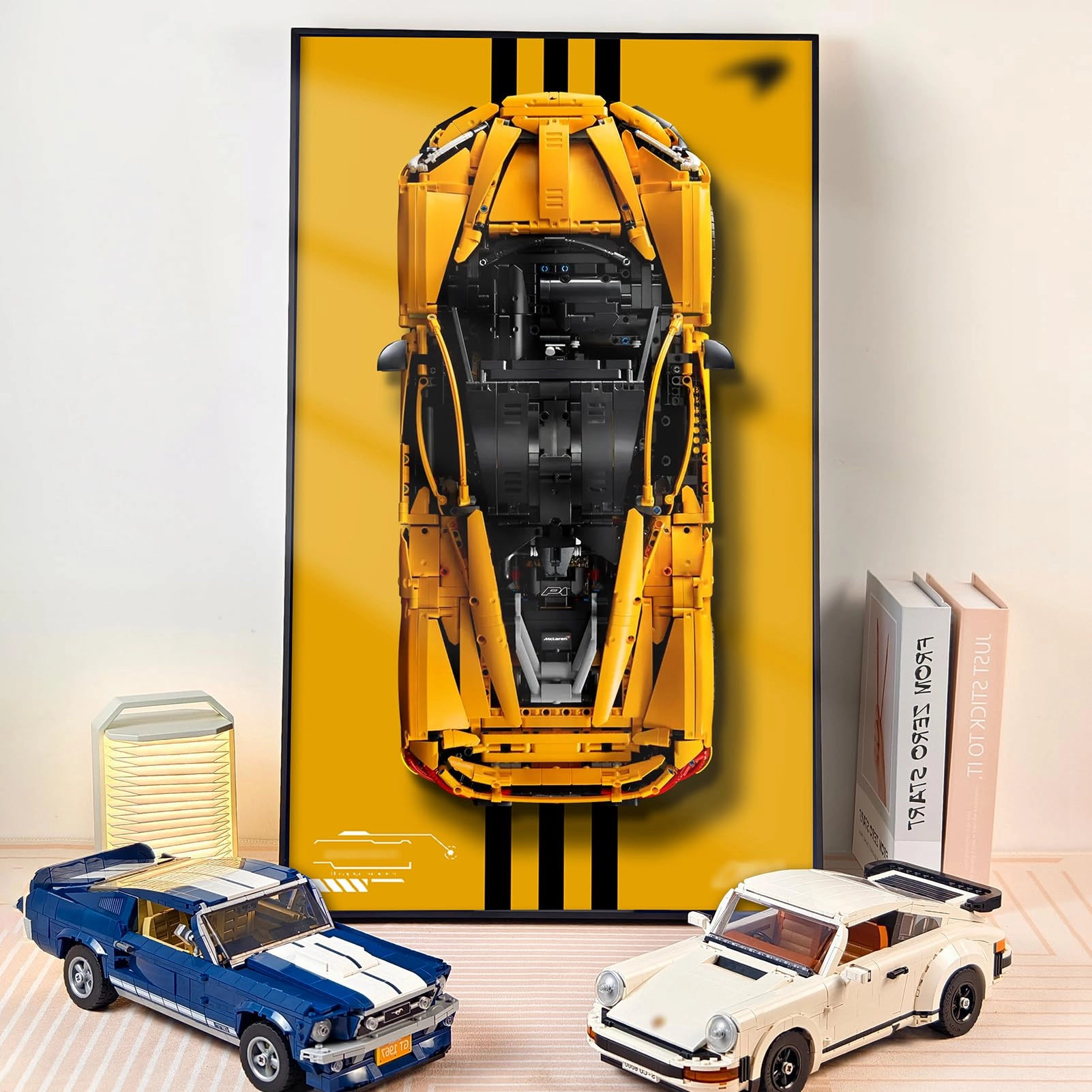 iCUANUTY Display Wallboard Compatible with Lego Technic McLaren P1 42172