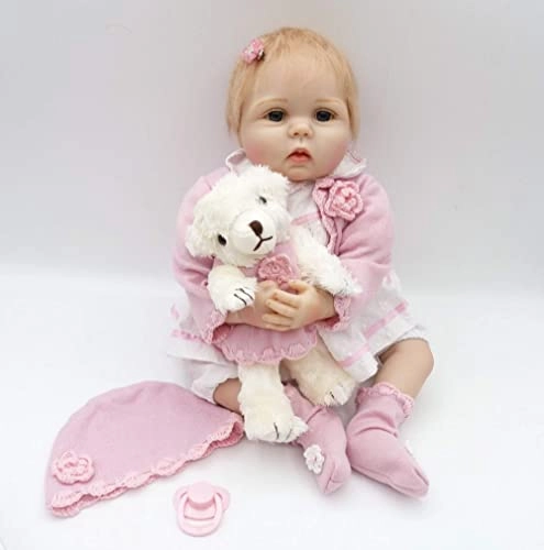 Reborn Baby Doll - 22 Inches / 55 cm Silicone Ages 3+