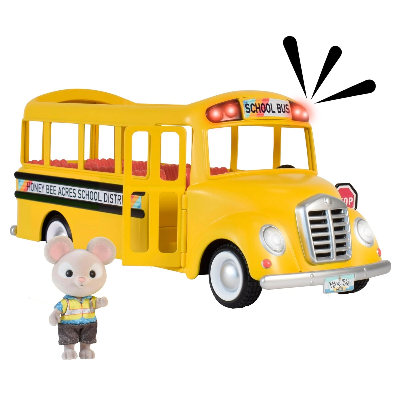 Honey Bee Acres Sunshine School Bus - 2 Pieces