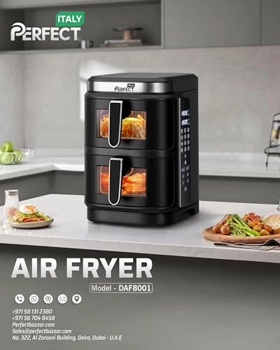 Double Basket Air Fryer DAF-8001